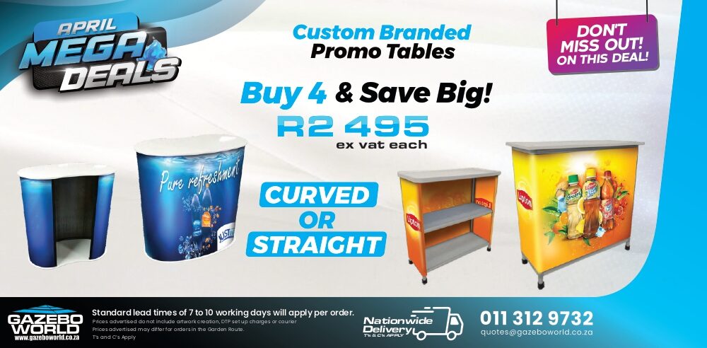 Curved or Straight Demo Table | Dpi Concepts